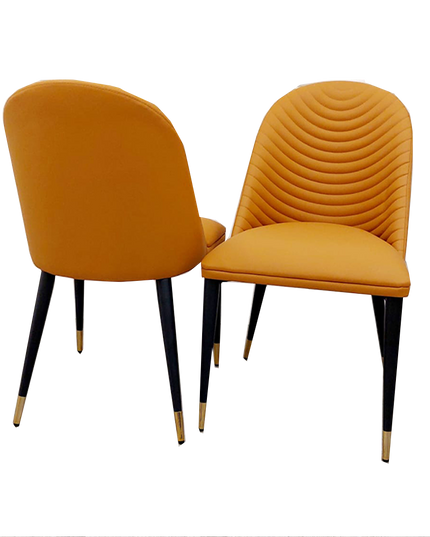 Alba Leather Dining Chair - Pair(2pcs)