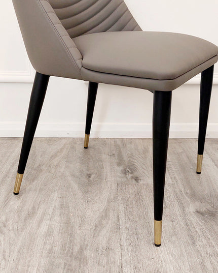 Alba Leather Dining Chair - Pair(2pcs)