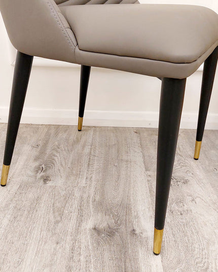 Alba Leather Dining Chair - Pair(2pcs)