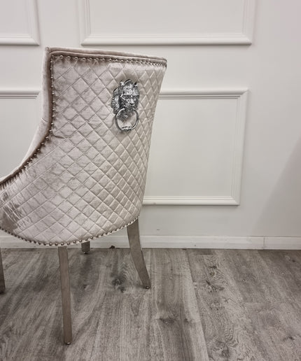Bentley Chrome Dining Chair in pair