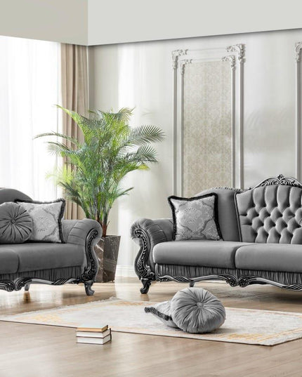 Classique Grey 3+2+1 Sofa