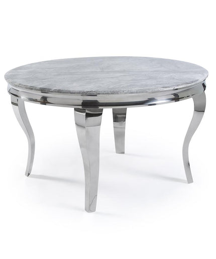 Louis Chrome Dining Table
