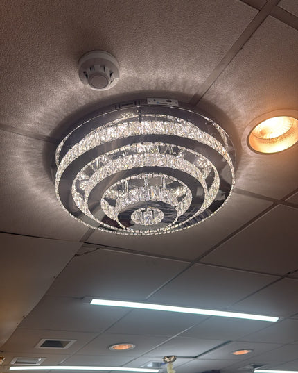 3 ring ceiling chandelier