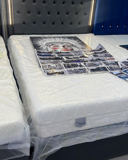 Ruby king bed and mattress