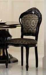 Betty Black-Gold Rectangular Extending Dining Table & Chairs