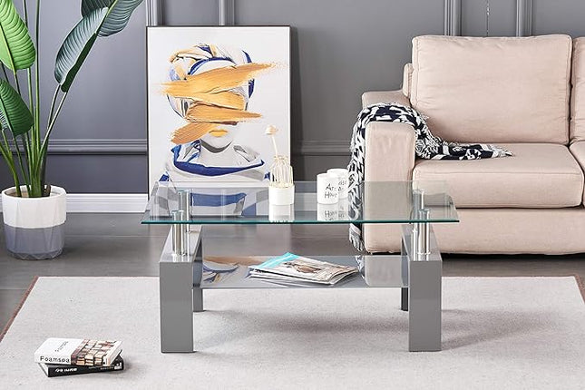 Cosmo Glass Coffee Table