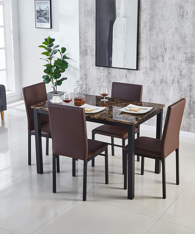 Emillia Dining Table with 4 & 6 Chairs