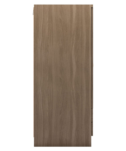 Nevada Mirrored Wardrobes 3-Door 2-Drawer & 4-Door 2-Drawer Available in White, Black, Rustic Oak, and Grey Finishes