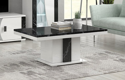 Nevada Black and White Coffee Table