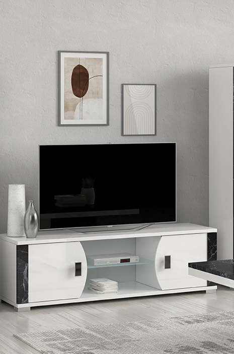 Nevada Black and White TV Unit