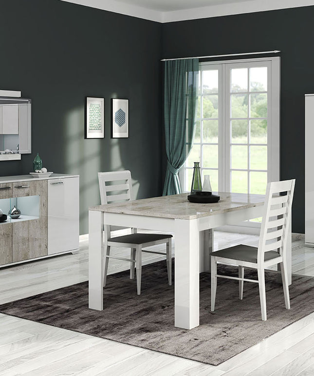 Dylan Italian Rectangular Fixed Dinning Table only
