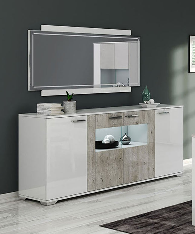 Dylan 4 Door Sideboard with LED