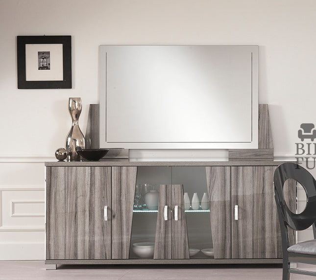 Glamour 4 Door Sideboard with LED Lights