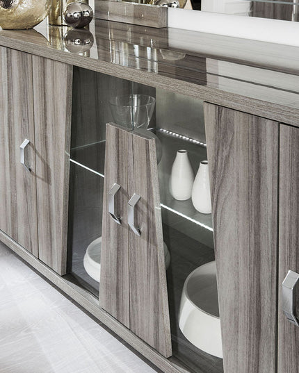Glamour 4 Door Sideboard with LED Lights