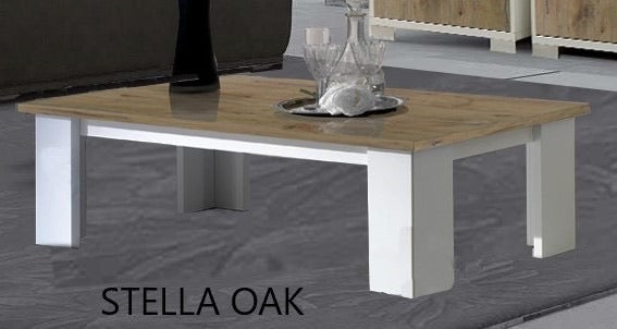 Stella White-Oak Italian Coffee Table