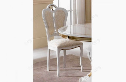 Betty White-Gold Italian Dining Chair