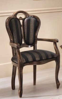 New Venus Walnut-Gold Round Extending Dining Table & Chairs