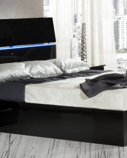 Simona Black Italian Bedroom Set
