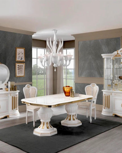 Betty White-Gold Italian Dining Chair