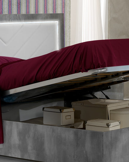 Stella White-Grey Italian Bedroom Set