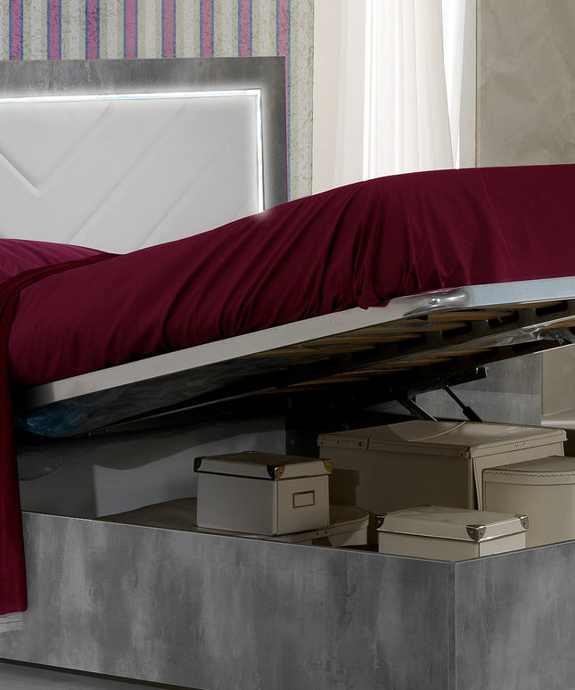 Stella White-Grey Italian Bedroom Set