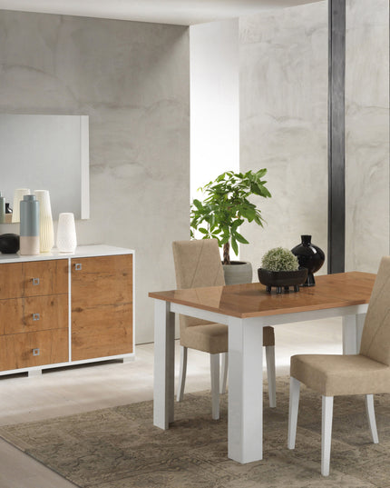 Stella White-Oak Italian Sideboard