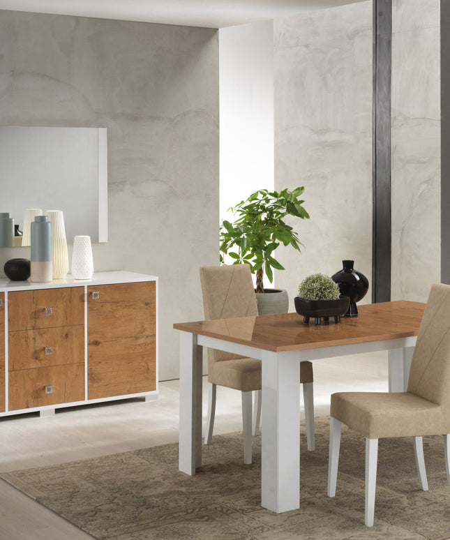 Stella White-Oak Italian Sideboard