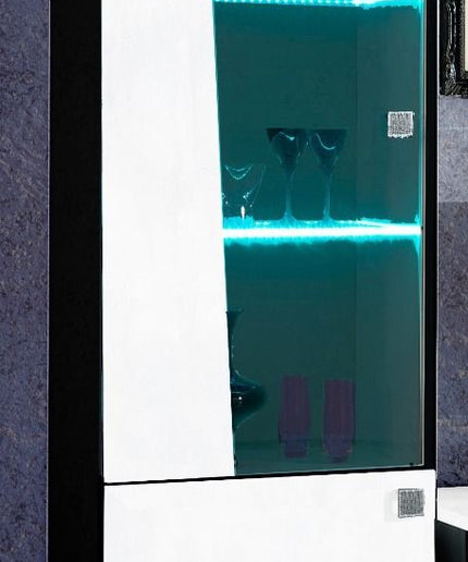 Elisa Italian Single Door Cabinet with LED