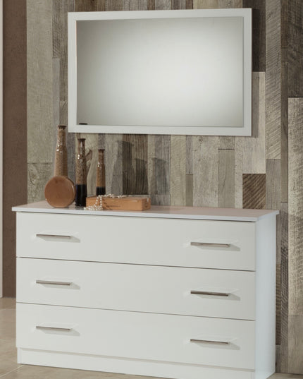 Simona White Italian Bedroom Set