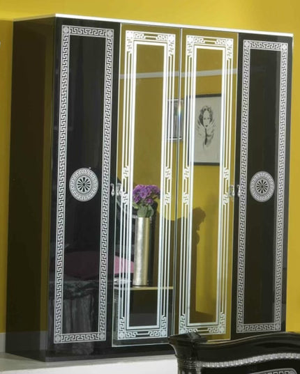 New Serena Black-Silver Bedroom Set