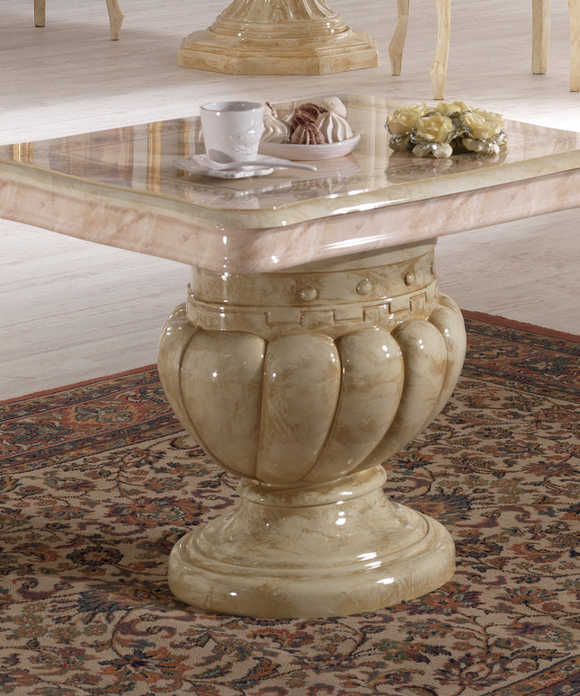 Betty Onyx Beige-Gold Lamp Table