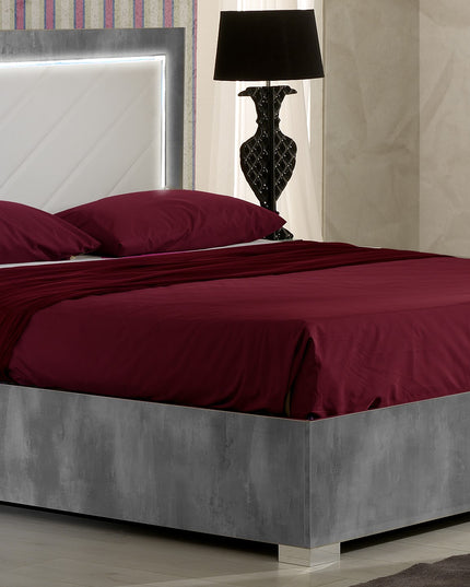 Stella White-Grey Italian Bedroom Set