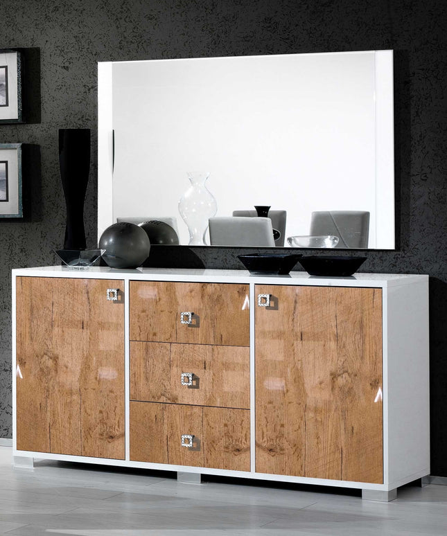 Stella White-Oak Italian Sideboard