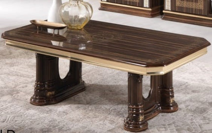 New Venus Walnut-Gold Coffee Table