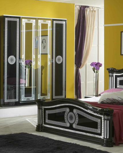 New Serena Black-Silver Bedroom Set