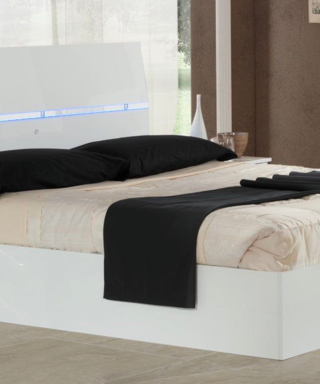 Simona White Italian Bedroom Set