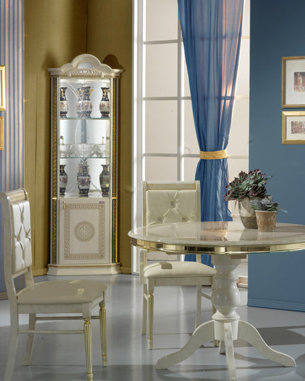 New Venus Beige-Gold Corner Cabinet