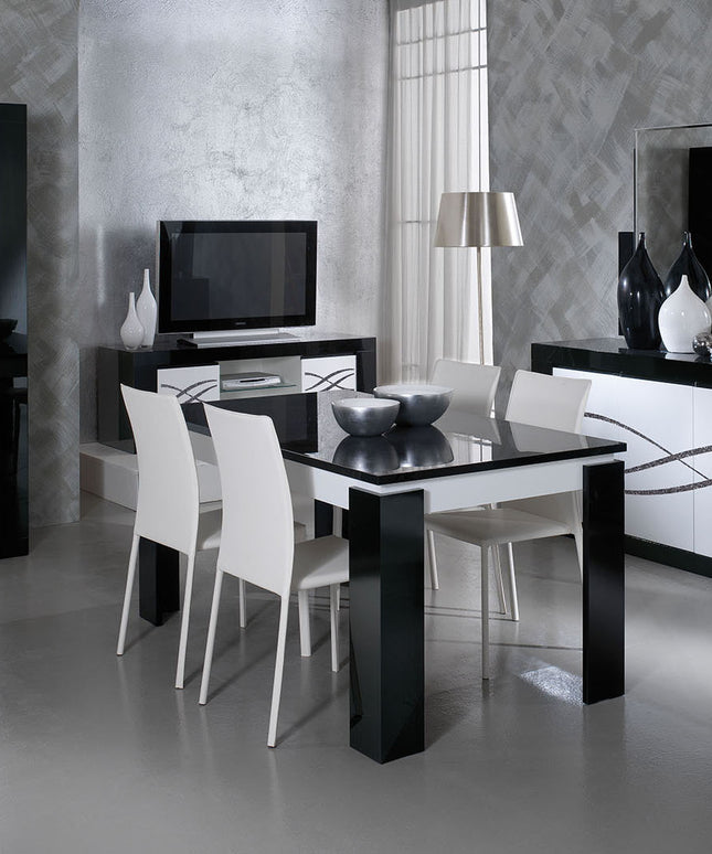 Polaris Luxury Rectangular Extension Dinning Table Only