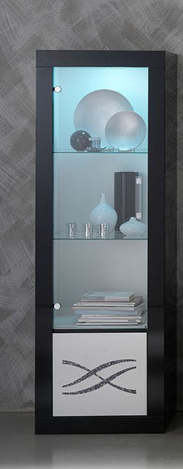 Polaris Luxury 1 Door Glass Cabinet